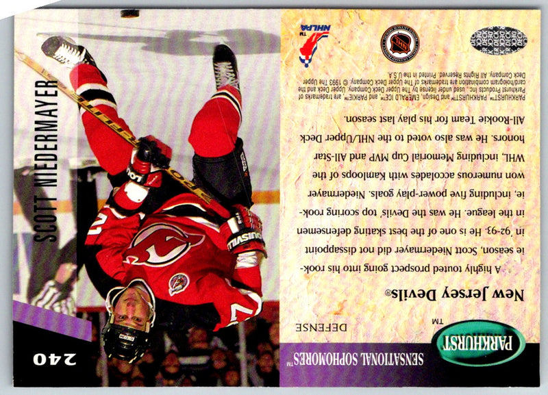 1993 Parkhurst Scott Niedermayer