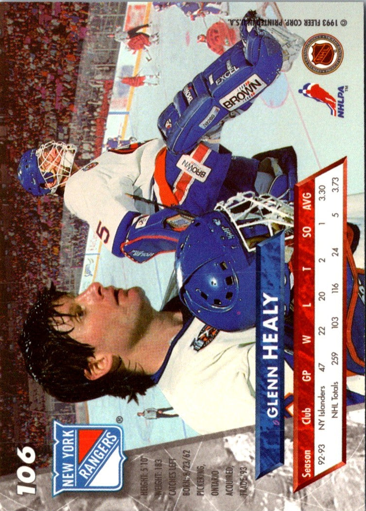 1993 Ultra Glenn Healy