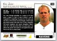 1996 Score Eric Zeier #143