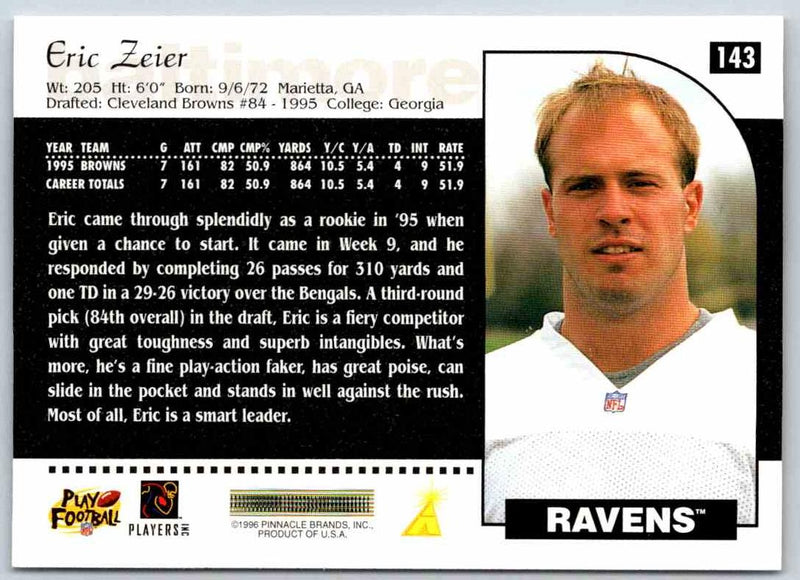 1996 Score Eric Zeier