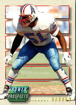 1993 Pro Set Power Update Moves Micheal Barrow #PP33