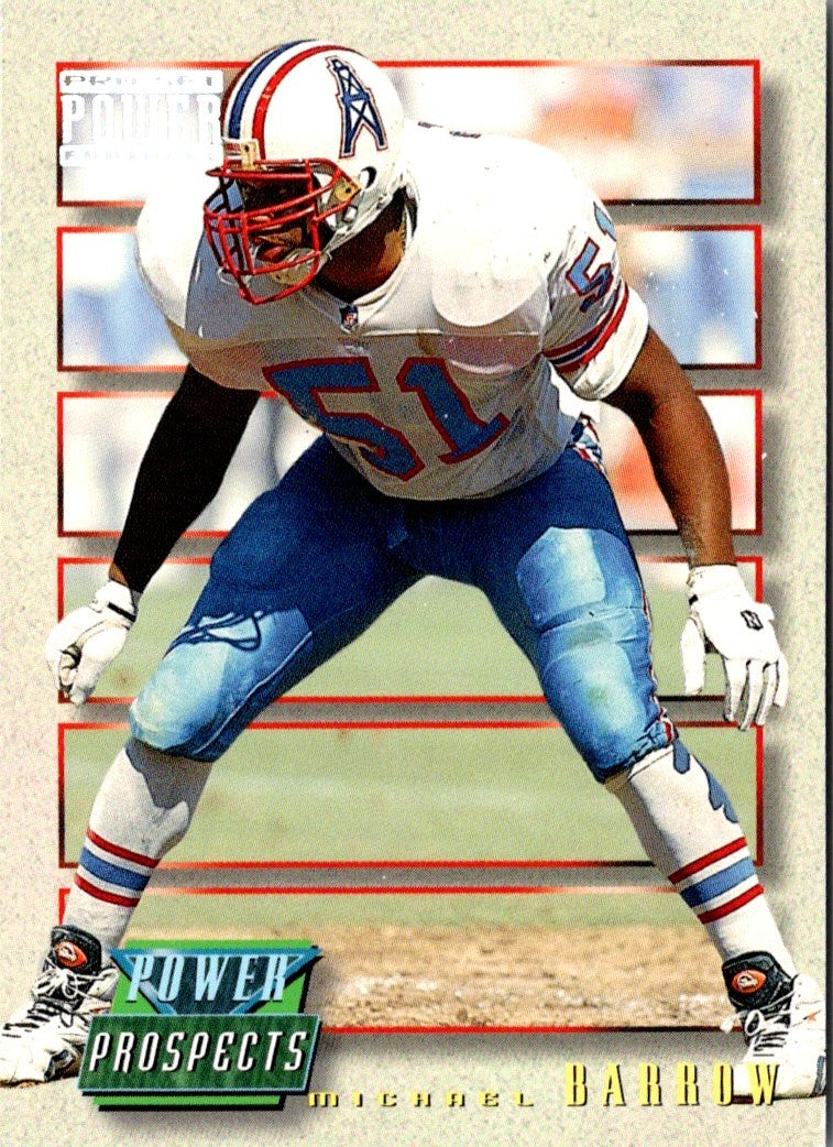 1993 Pro Set Power Update Moves Micheal Barrow