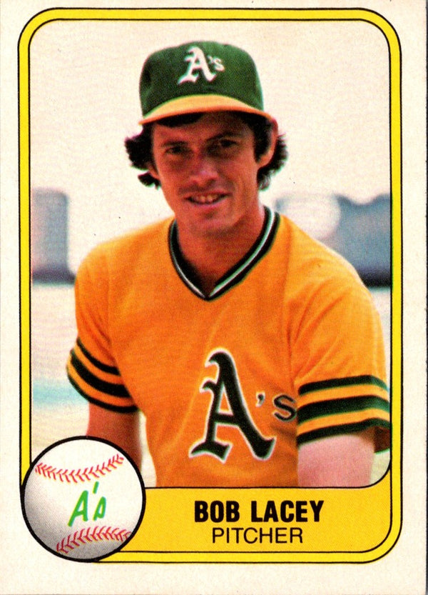 1981 Fleer Bob Lacey #578