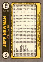 1981 Fleer Jeff Newman #577