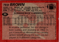 1983 Topps Ted Brown #99 NM-MT