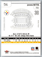 2003 Fleer Authentix Jerome Bettis #56