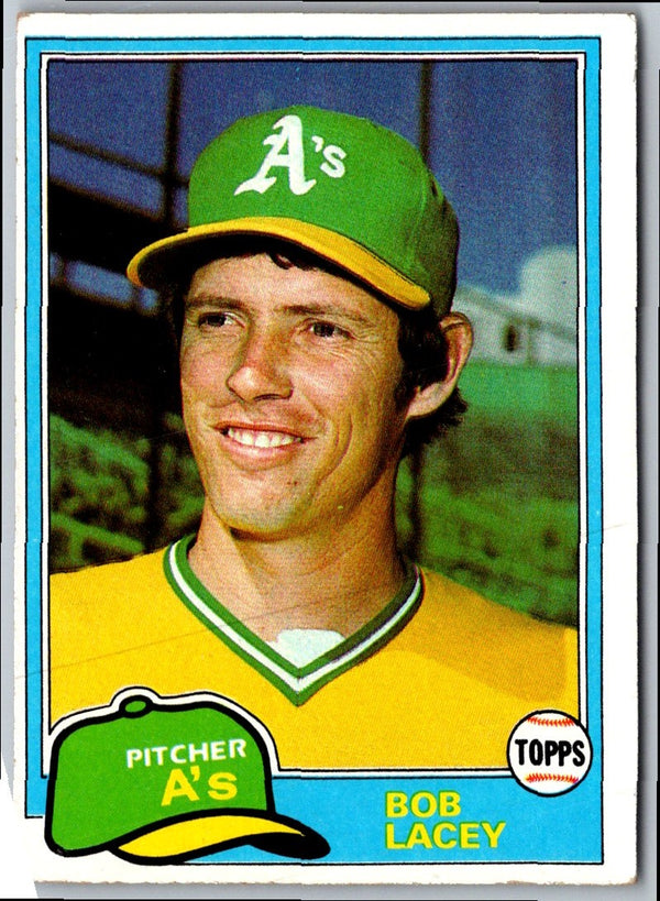 1981 Topps Bob Lacey #481