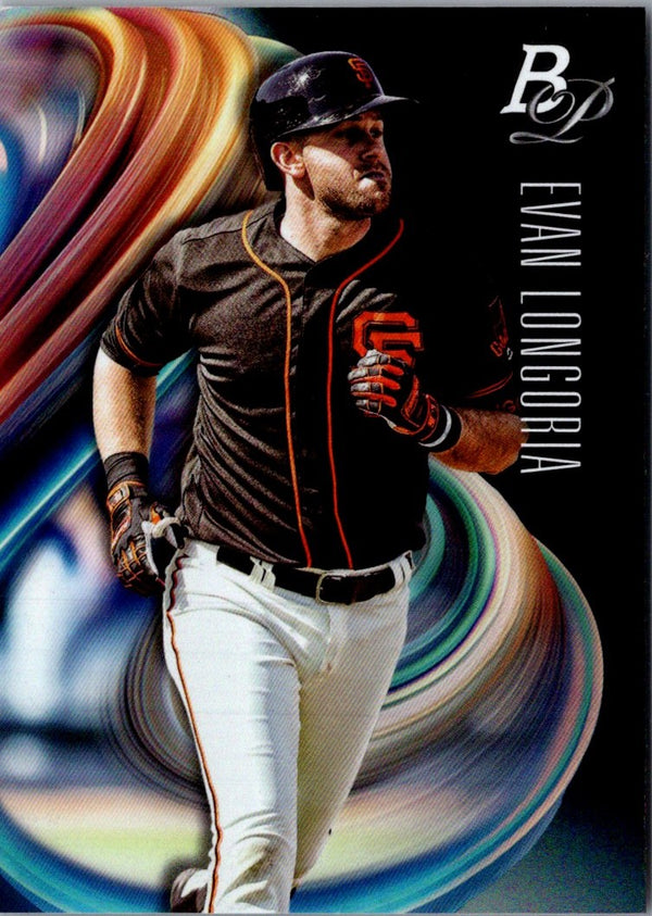 2018 Bowman Platinum Evan Longoria #91