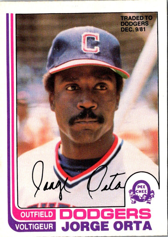 1982 O-Pee-Chee Jorge Orta #26