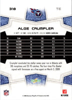 2008 Score Super Bowl XLIII Alge Crumpler #318