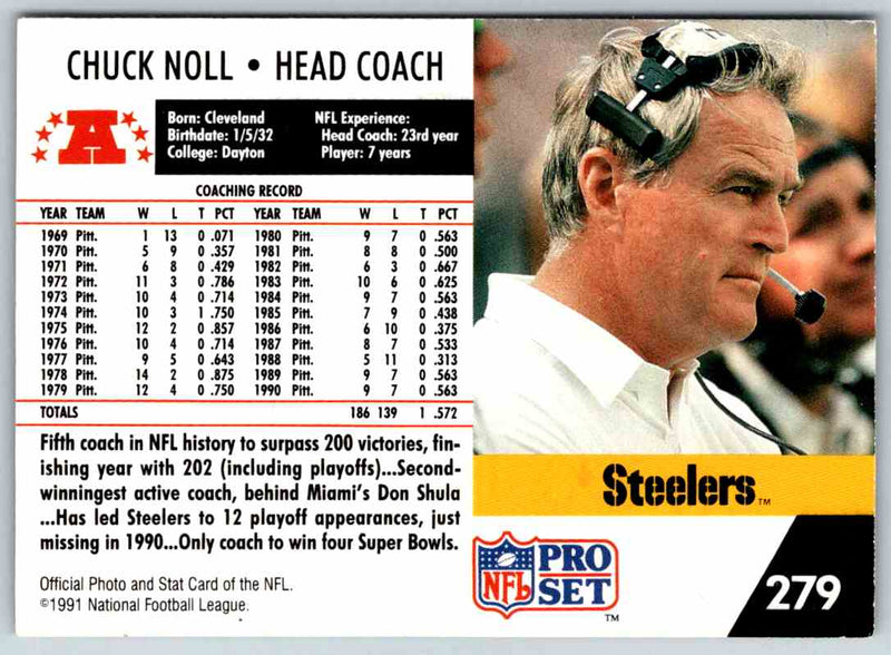 1992 Proset Chuck Noll