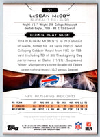 2015 Topps Platinum LeSean McCoy #51