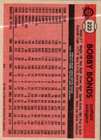 1981 O-Pee-Chee Bobby Bonds #223