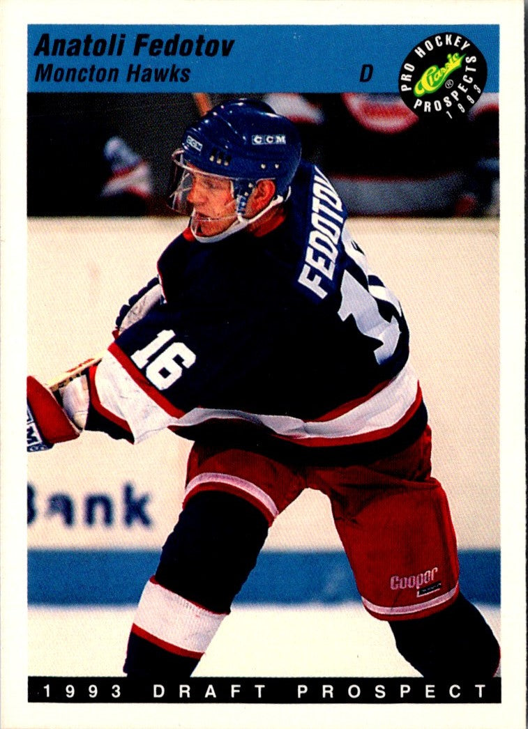 1993 Classic Pro Prospects Anatoli Fedotov