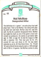 1984 Donruss Hal McRae #11B