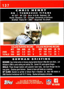 2007 Bowman Chris Henry