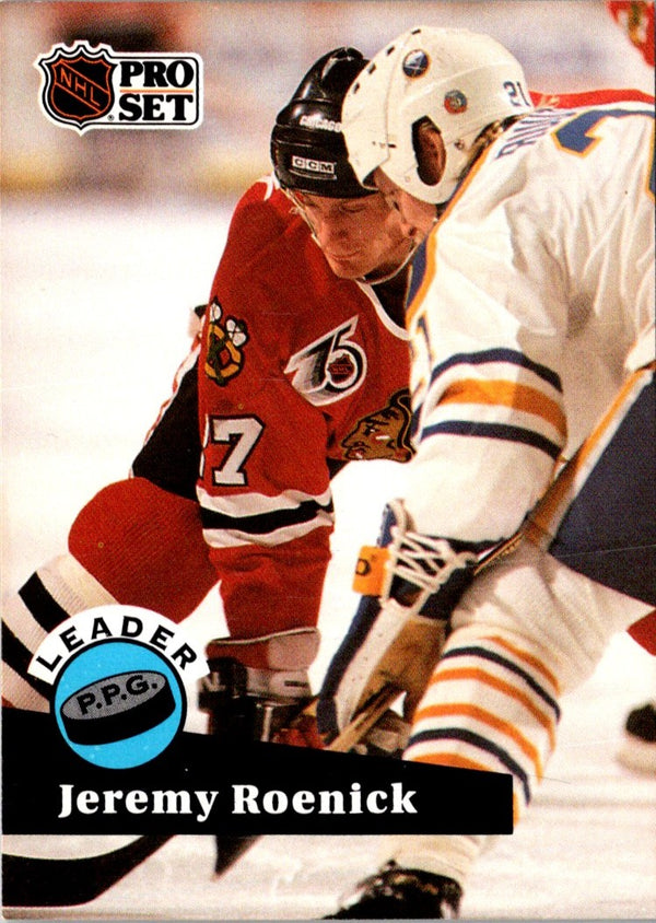 1991 Pro Set Jeremy Roenick #605