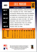 2005 Donruss Eric Munson