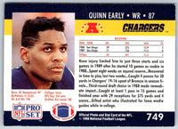 1992 Proset Quinn Early #749