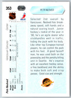 1990 Upper Deck Petr Nedved #353 Rookie
