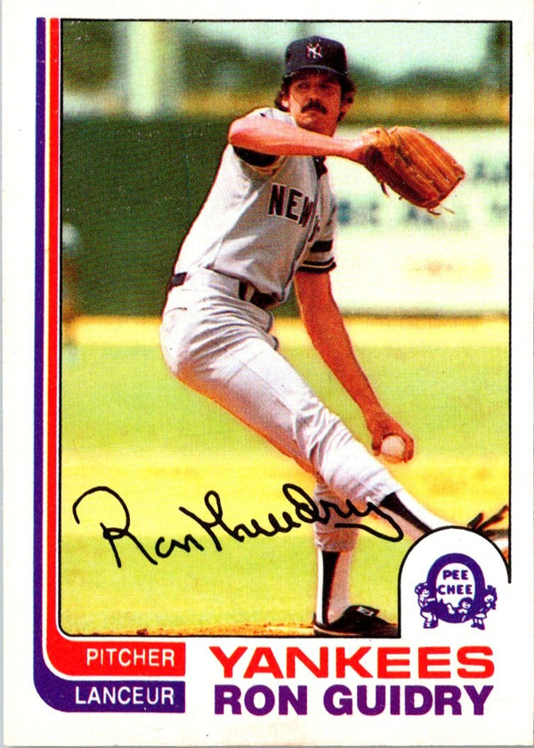 1982 O-Pee-Chee Ron Guidry #9