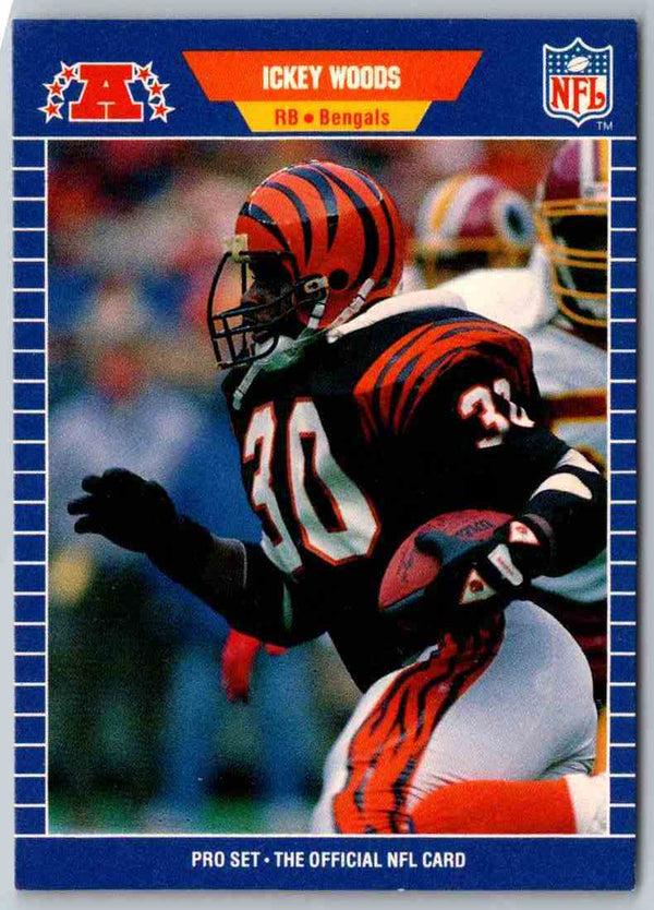1989 NFL Proset Ickey Woods #70
