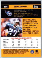 2000 Bowman's Best Pre-Production Eddie George #PP6