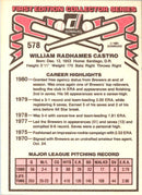 1981 Donruss Bill Castro