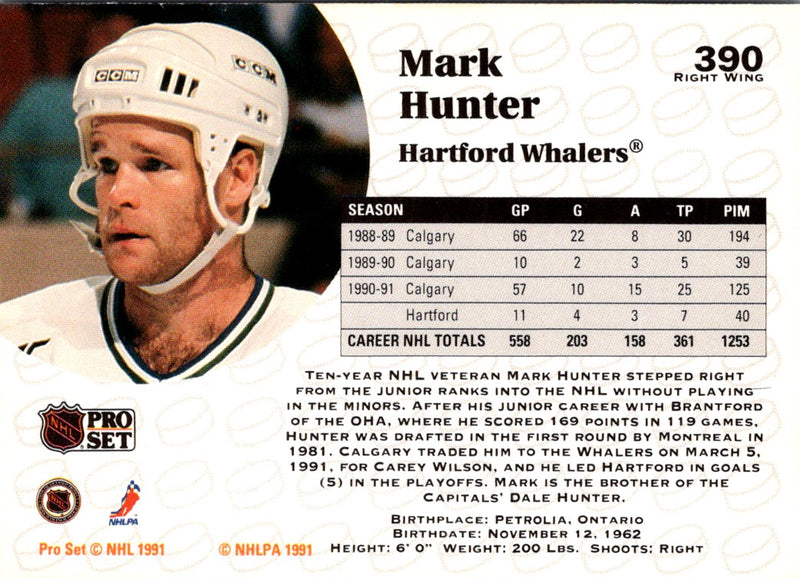 1991 Pro Set Mark Hunter