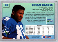 1991 Fleer Ultra Brian Blades #19