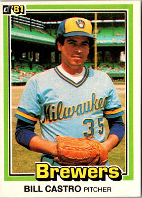 1981 Donruss Bill Castro #578