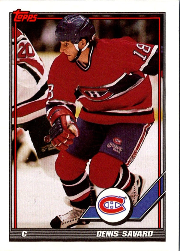 1991 Topps Denis Savard #330