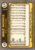 1981 Fleer Mike Norris #573