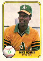 1981 Fleer Mike Norris #573