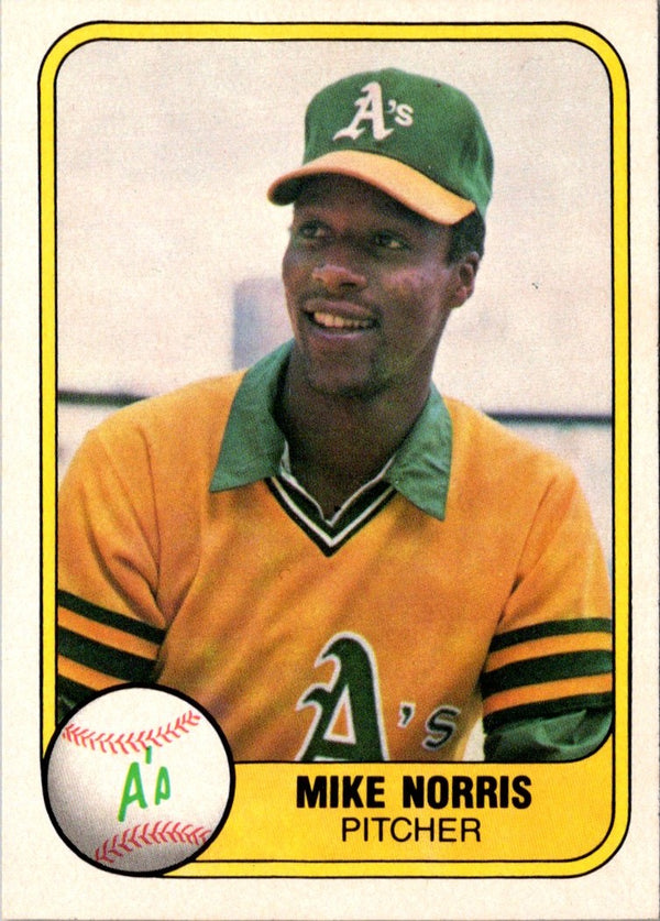 1981 Fleer Mike Norris #573