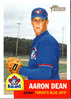 2002 Topps Heritage Aaron Dean #173 Rookie