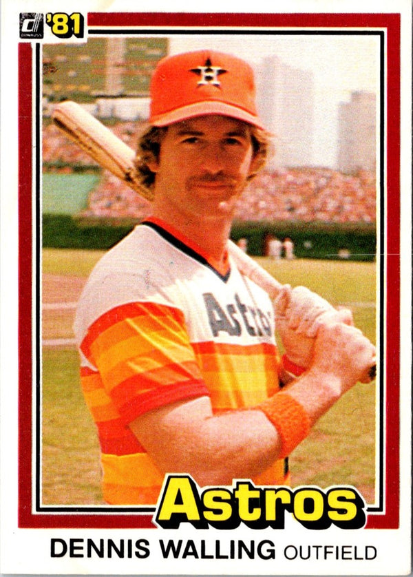 1981 Donruss Dennis Walling #144