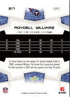 2008 Score Super Bowl XLIII Roydell Williams #317