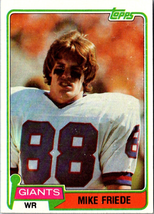 1981 Topps Mike Friede #74 Rookie