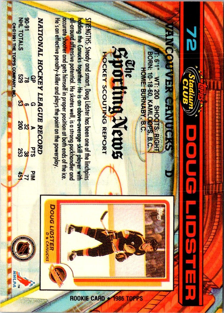 1991 Stadium Club Doug Lidster