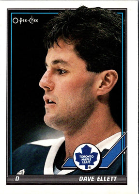 1991 O-Pee-Chee Dave Ellett #381