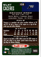 2002 Topps Total Wilmy Caceres #159