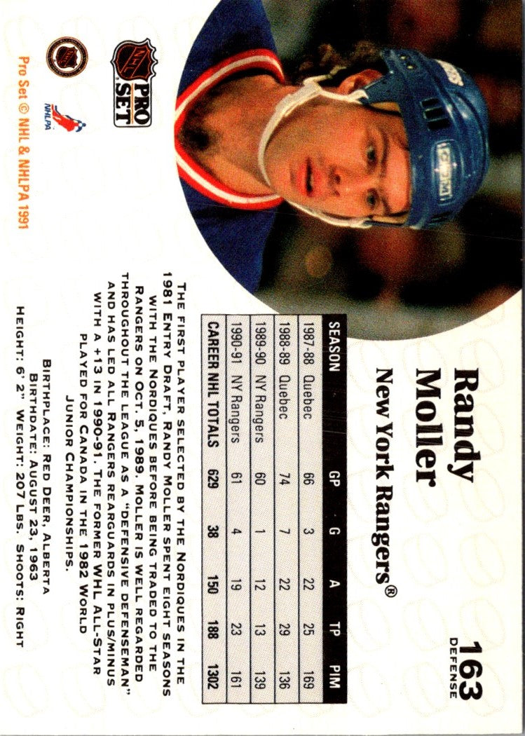 1991 Pro Set Randy Moller