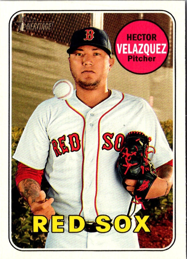 2018 Topps Heritage Hector Velazquez