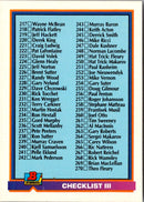 1991 Bowman Checklist