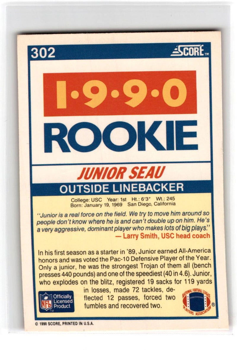 1990 Score Junior Seau