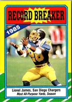 1986 Topps Lionel James #3 EX-MT