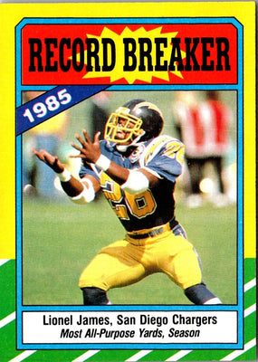 1986 Topps Lionel James #3 EX-MT