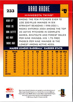 2005 Donruss Brad Radke #233