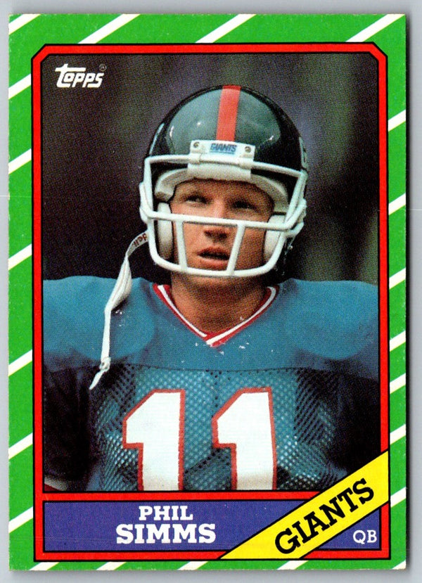 1986 Topps Phil Simms #138